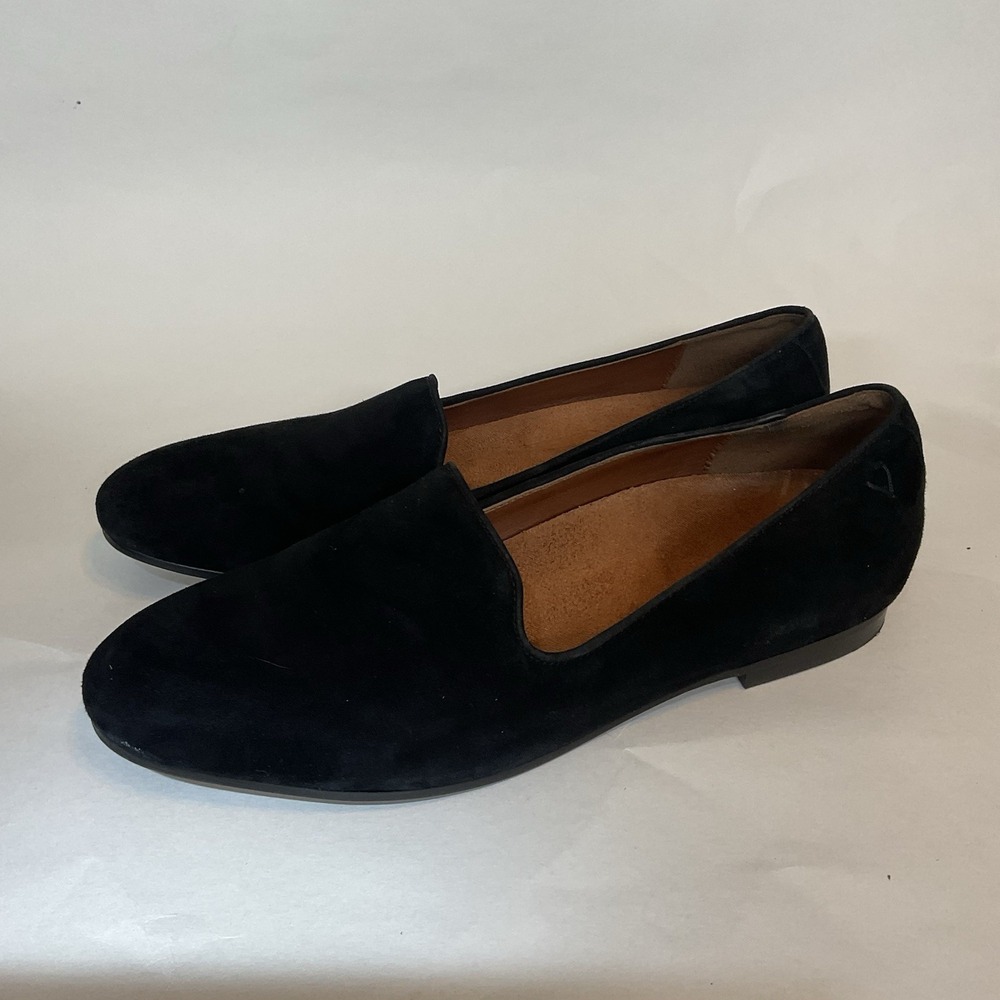 Vionic Willa II Black Suede Flat Slip-On Loafer Comfort Shoe Women's Size 8,5 - Picture 7 of 15